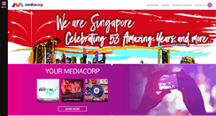 Desktop Screenshot of mediacorp.sg